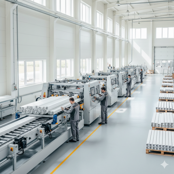 Gyártás prémium GEALAN profilrendszerekből